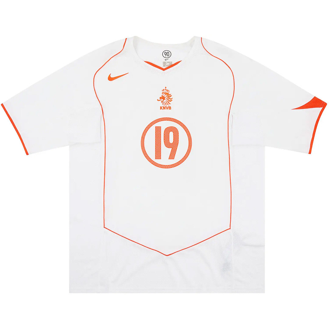 ROBBEN #19 Retro Netherlands Away Jersey EURO 2004 - minejerseys