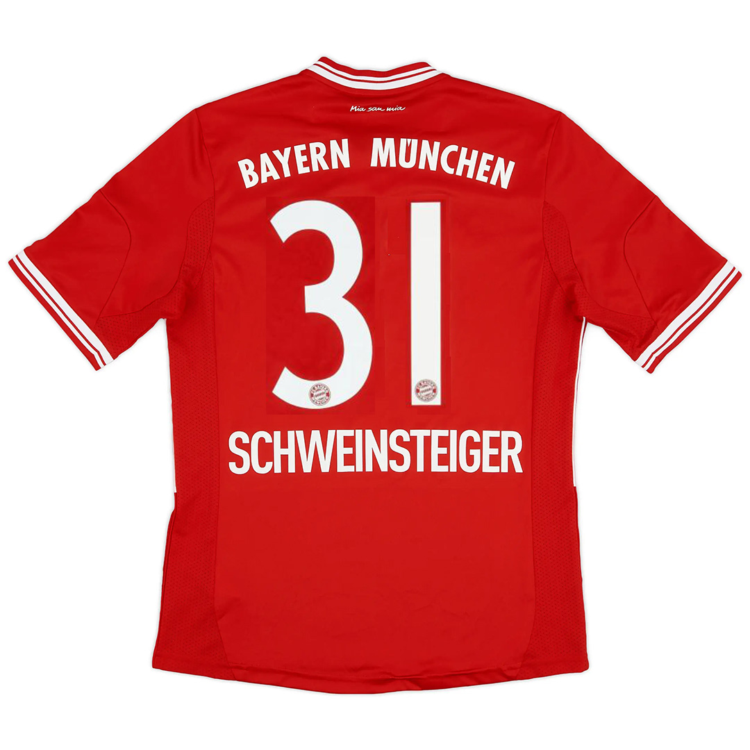 Schweinsteiger #31 Retro Bayern Munich Home Jersey 2013/14 - minejerseys