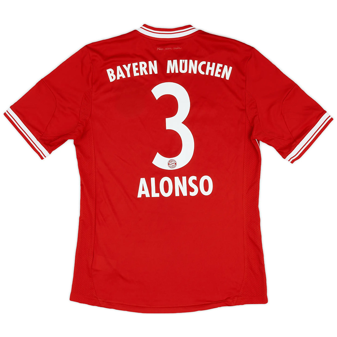 ALONSO #3 Retro Bayern Munich Home Jersey 2013/14 - minejerseys