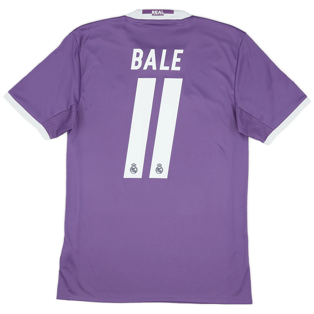 Bale #11 Retro Real Madrid Away Jersey 2016/17 - minejerseys