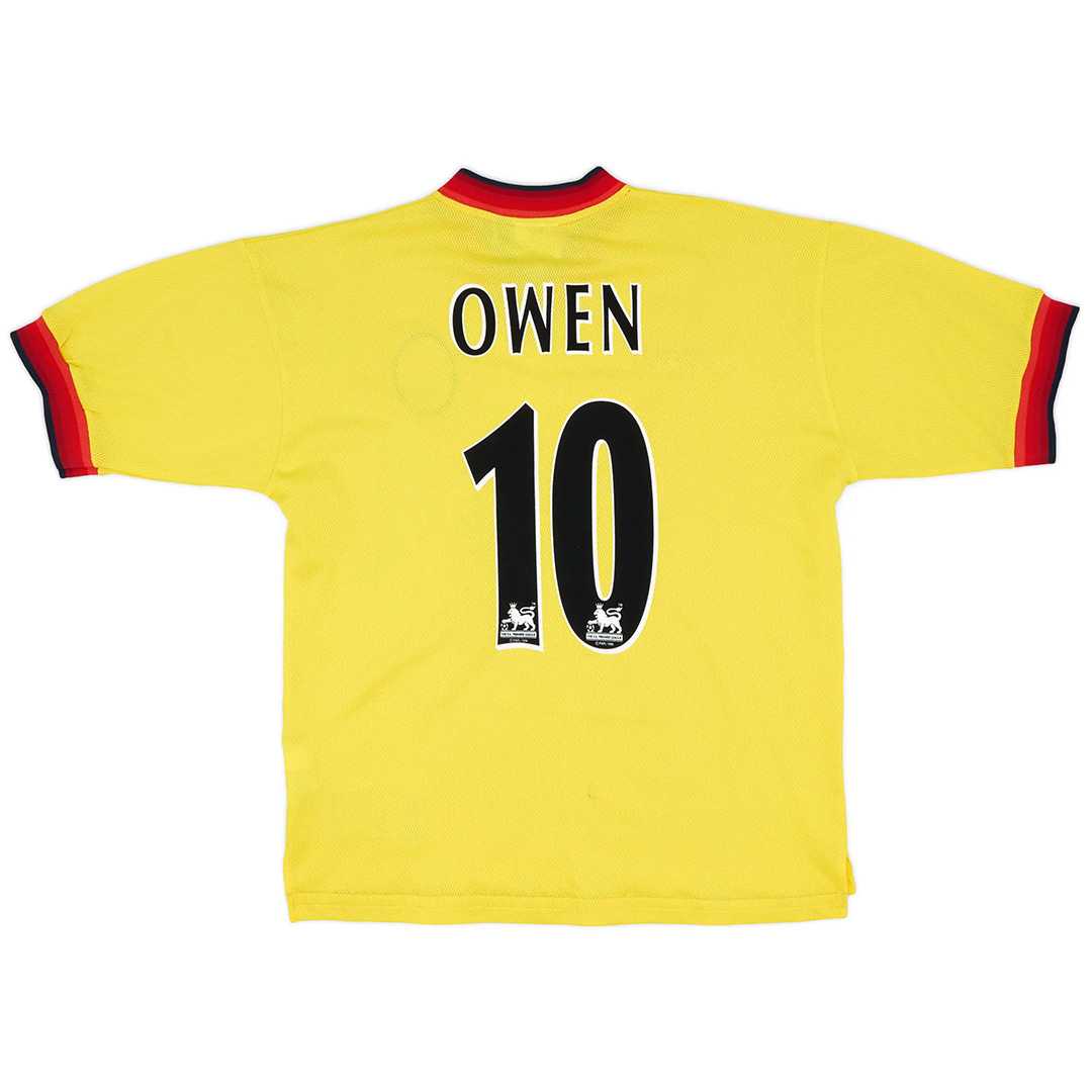 OWEN #10 Retro Liverpool Away Jersey 1997/99 - minejerseys