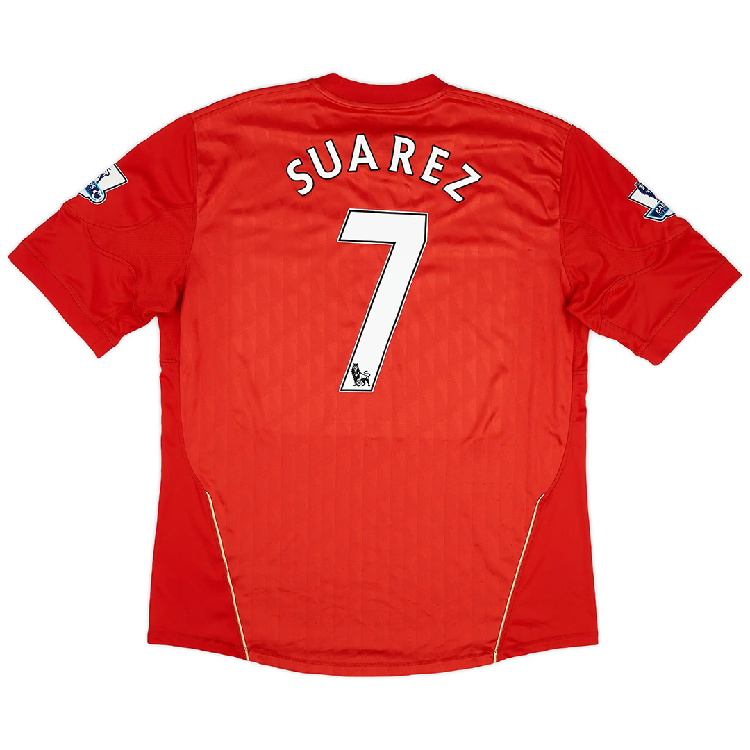 SUAREZ #7 Retro Liverpool Home Jersey 2010/12 - minejerseys
