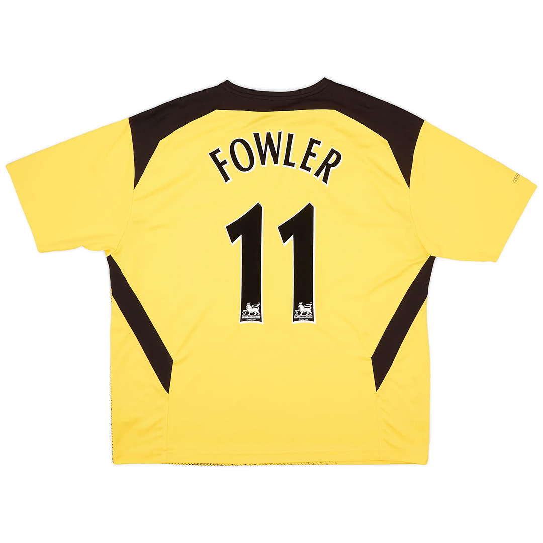 FOWLER #11 Retro Liverpool Away Jersey 2004/05 - minejerseys