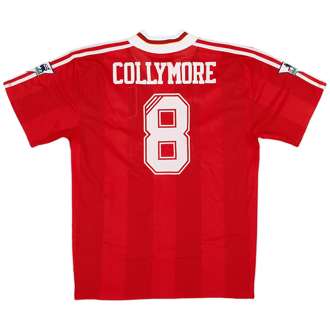 COLLYMORE #8 Retro Liverpool Home Jersey 1995/96 - minejerseys