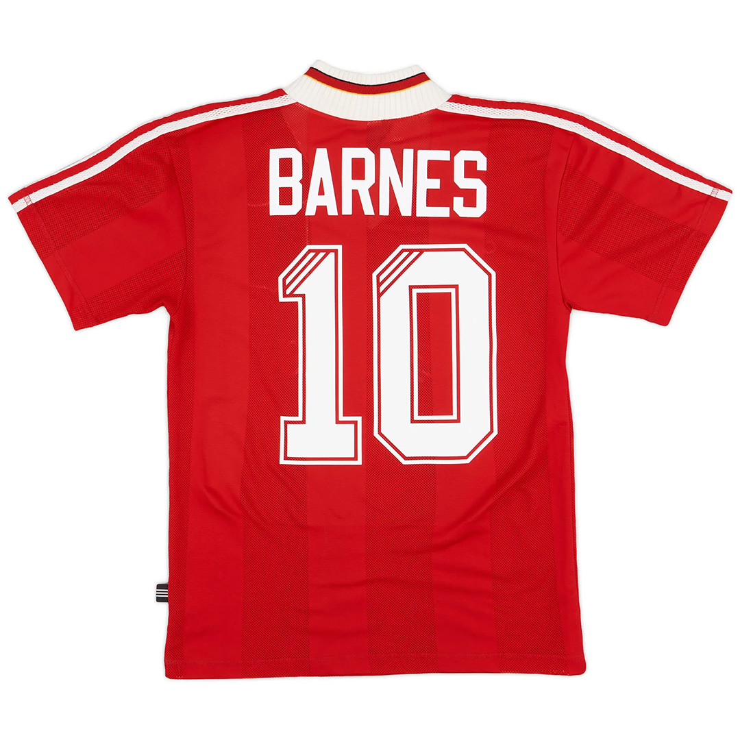 BARNES #10 Retro Liverpool Home Jersey 1995/96 - minejerseys