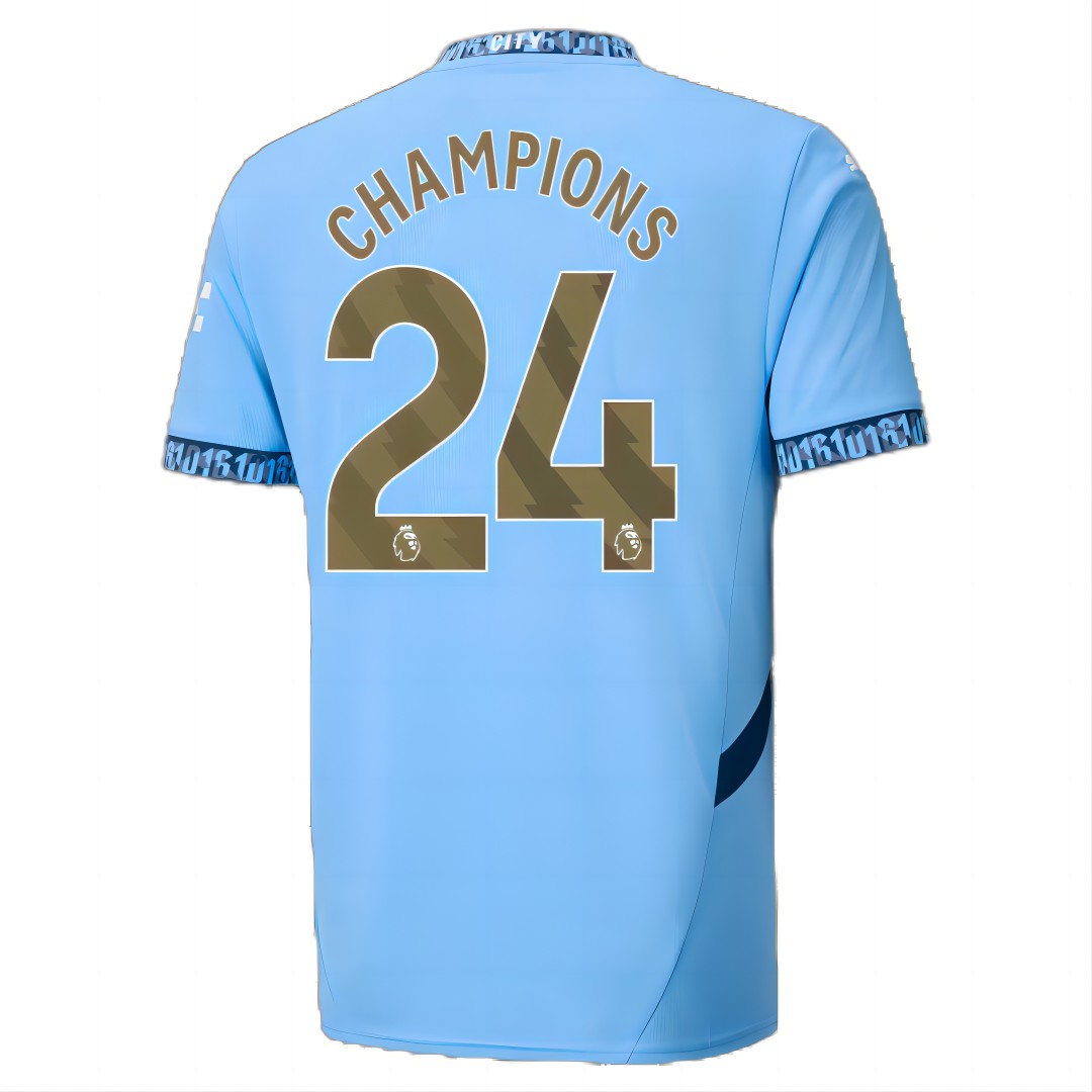 [CHAMPIONS #24] Manchester City Home Jersey 2024/25 [Super Replica] - minejerseys