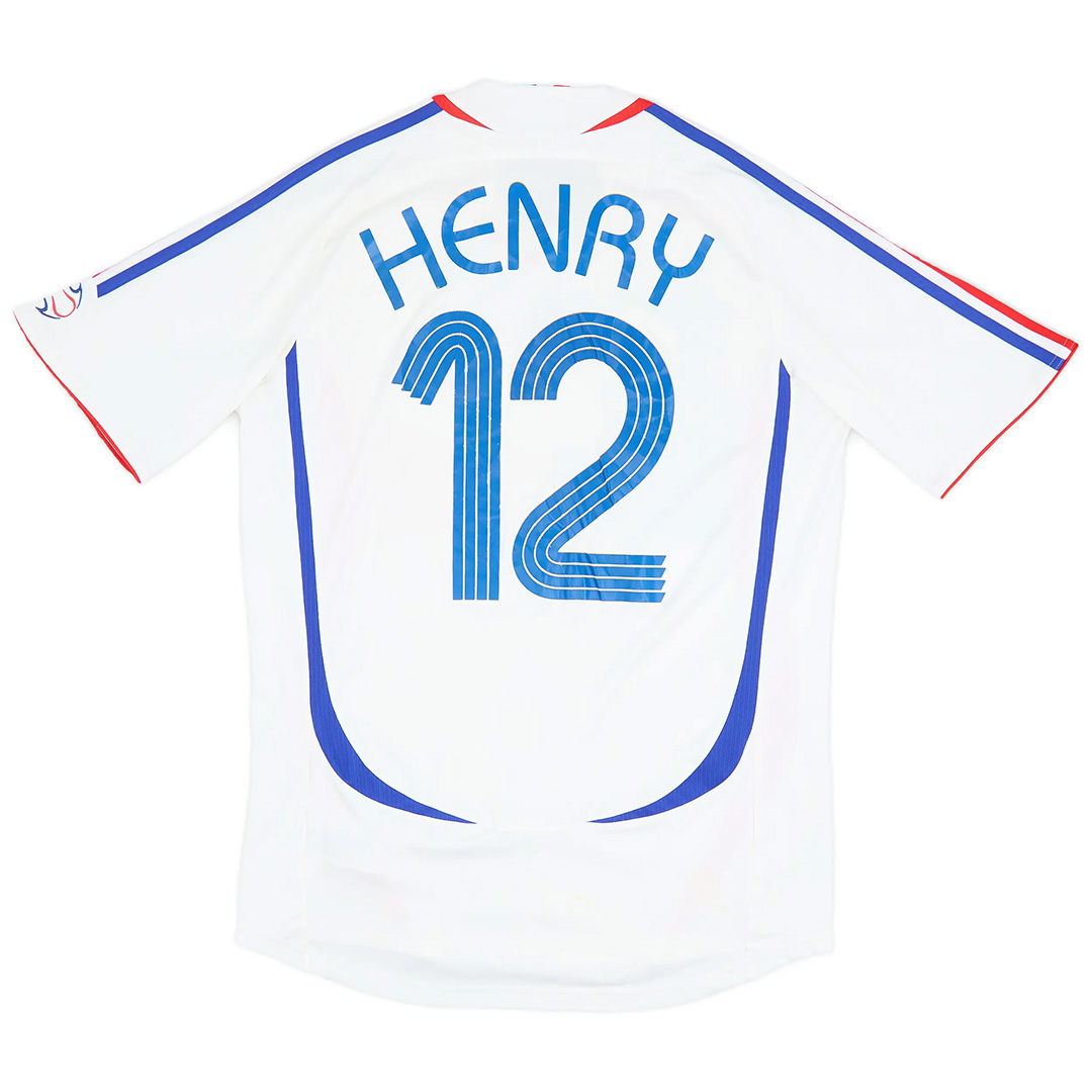 HENRY #12 Retro France Away Jersey World Cup 2006 - minejerseys