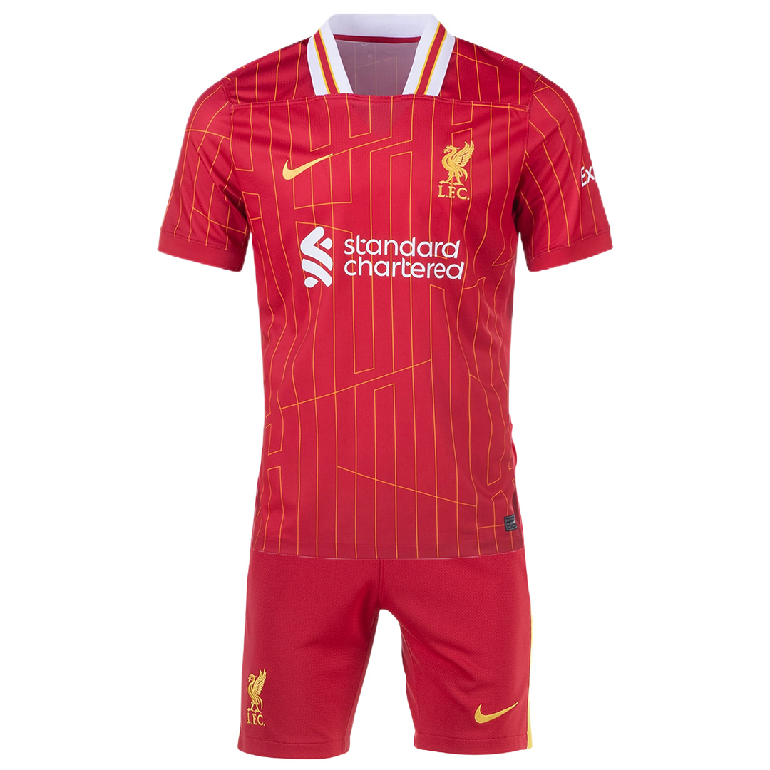 Kids Liverpool Home Jersey Kit 2024/25 - minejerseys