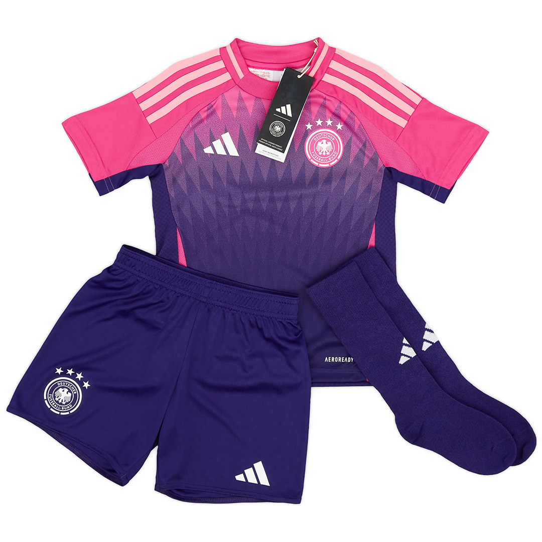 Kids Germany Away Full Jersey Kit Euro 2024 - minejerseys