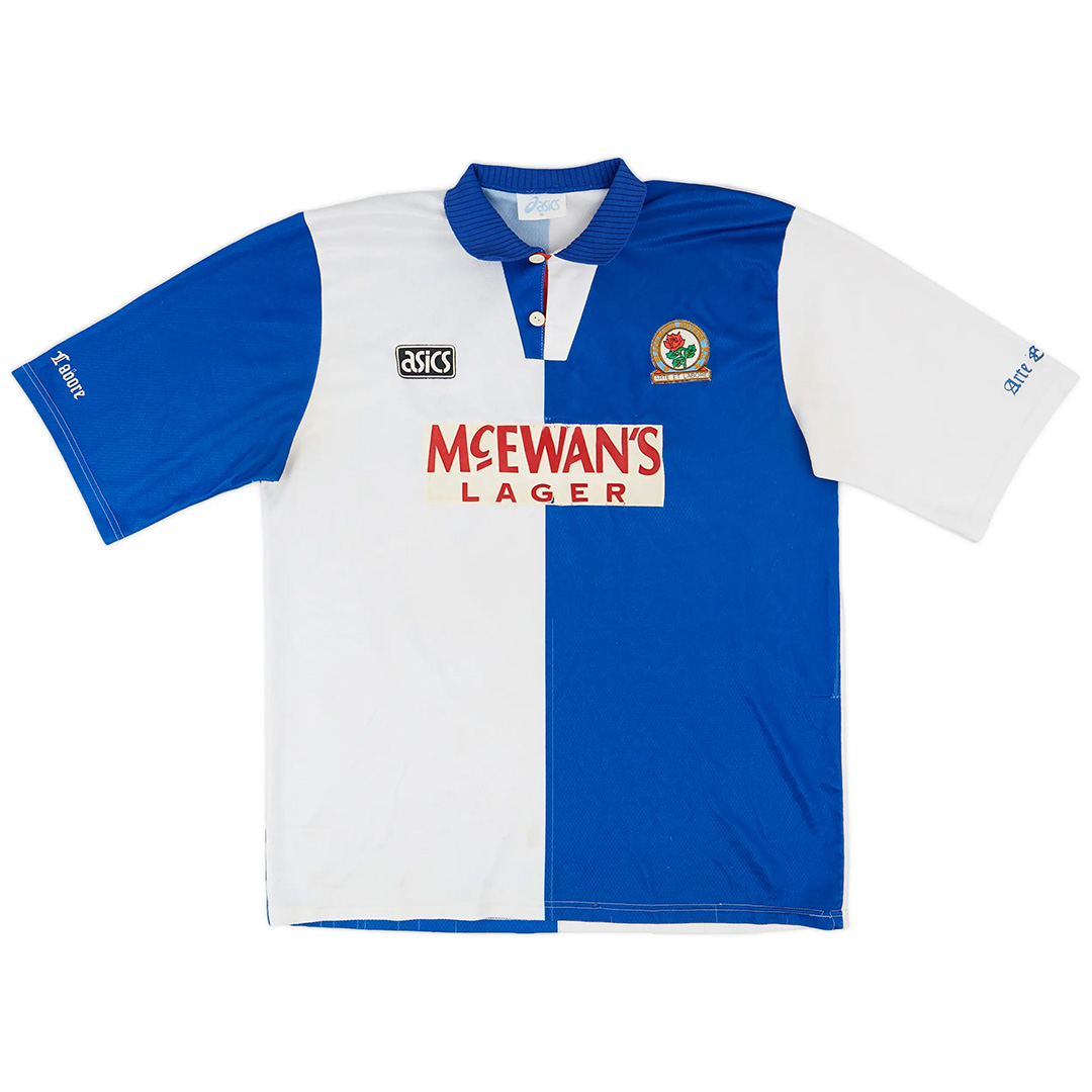 Retro Blackburn Rovers Home Jersey 1994/95 - minejerseys