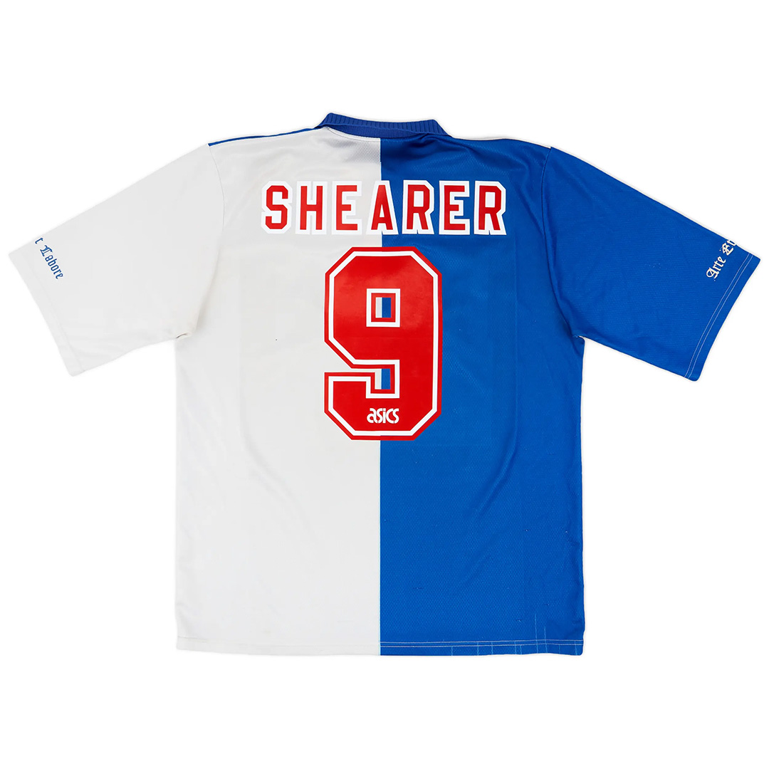 Shearer #9 Retro Blackburn Rovers Home Jersey 1994/95 - minejerseys