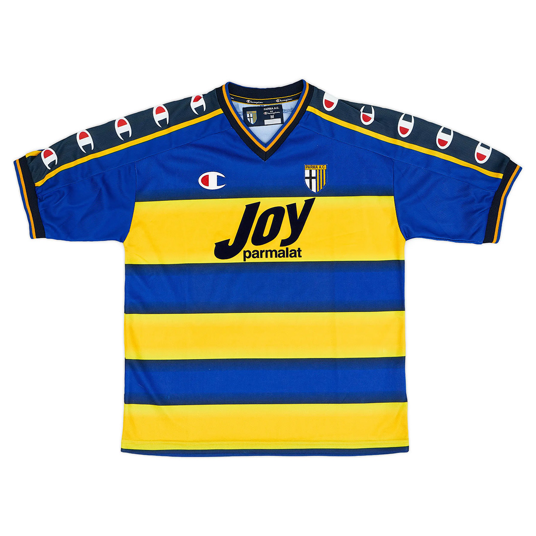 Retro Parma Calcio 1913 Home Jersey 2001/02 - minejerseys