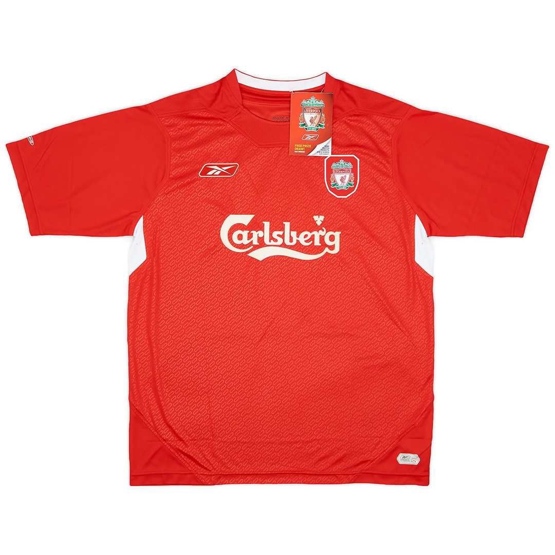 Retro Liverpool UCL Final Home Jersey 2005 - minejerseys