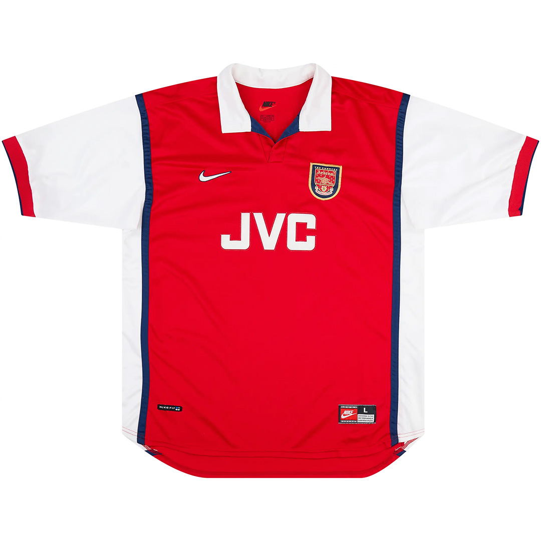 HENRY #14 Retro Arsenal Home Jersey 1998/99 - minejerseys