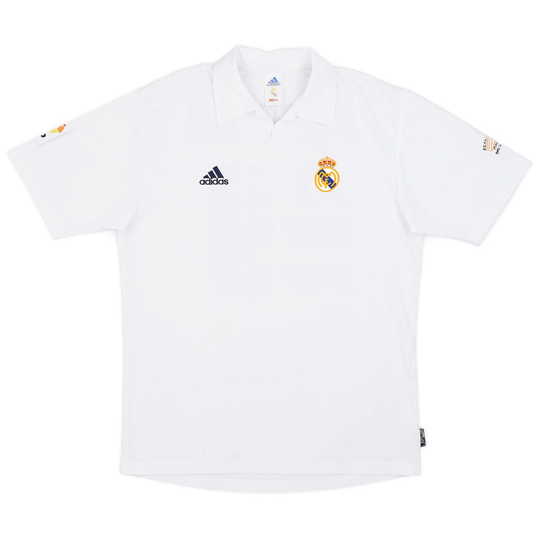Retro Real Madrid Centenary Home Jersey 2002/03 - minejerseys