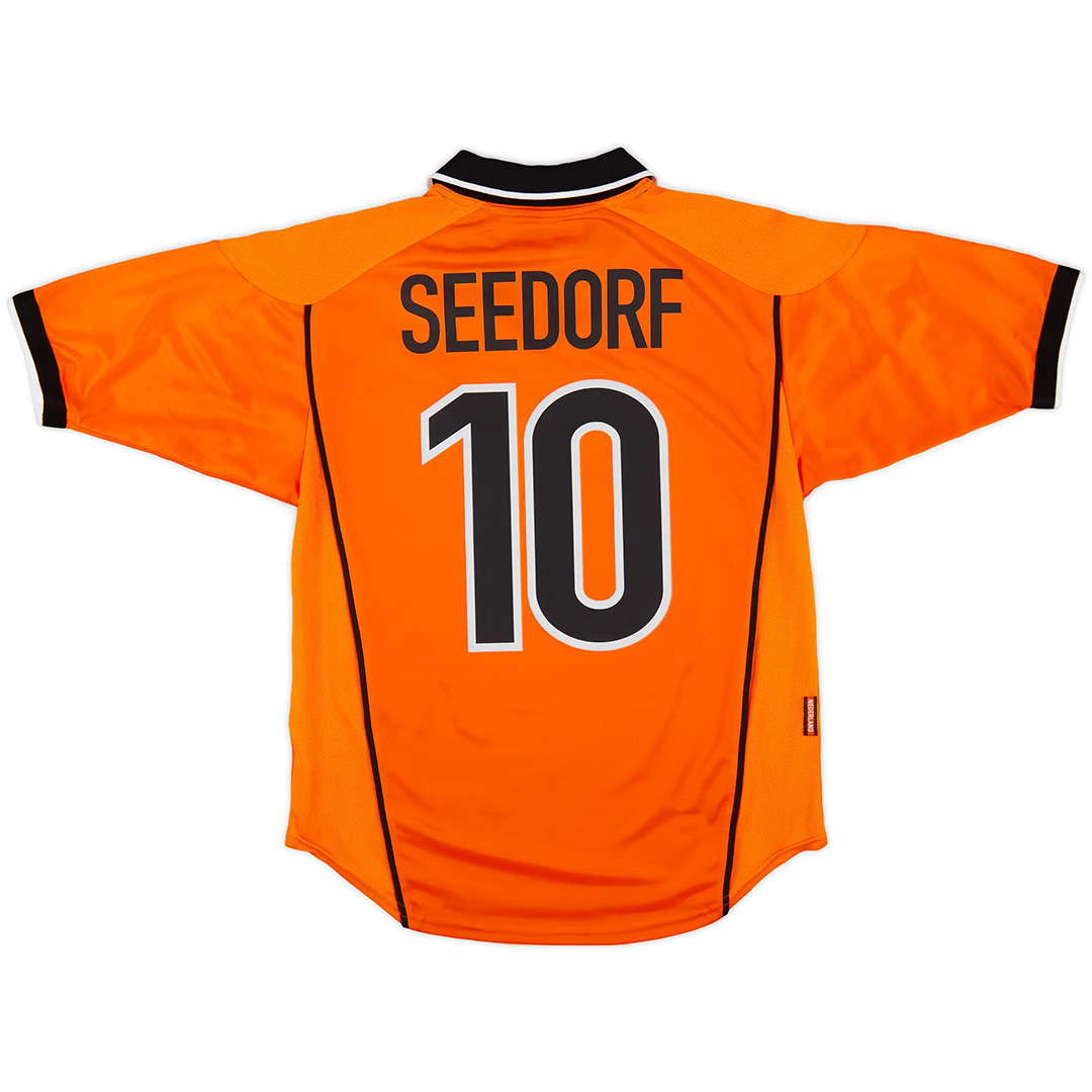 SEEDORF #10 Retro Netherlands Home Jersey World Cup 1998 - minejerseys
