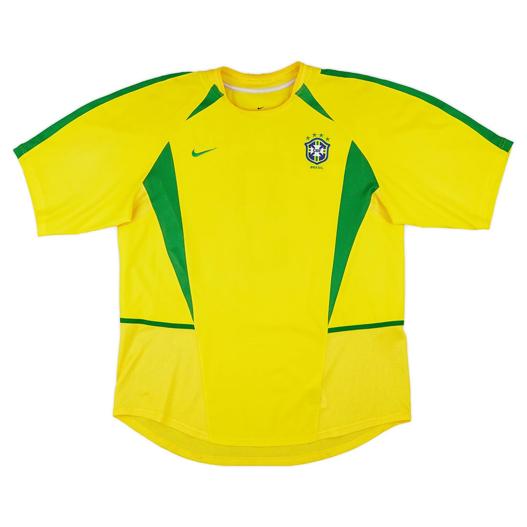 Retro Brazil Home Jersey World Cup 2002 - minejerseys