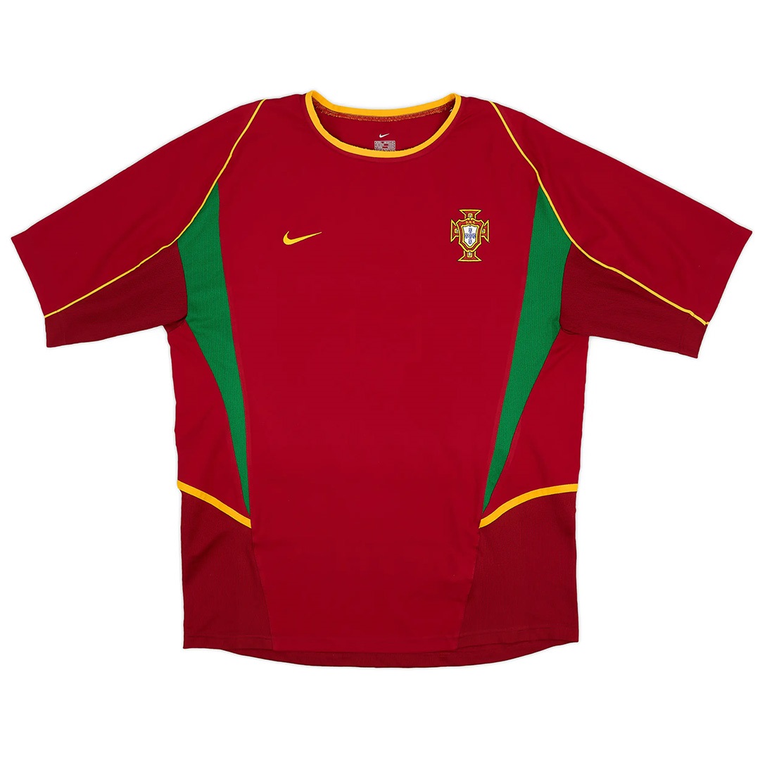 Portugal Retro Home Jersey World Cup 2002 - minejerseys