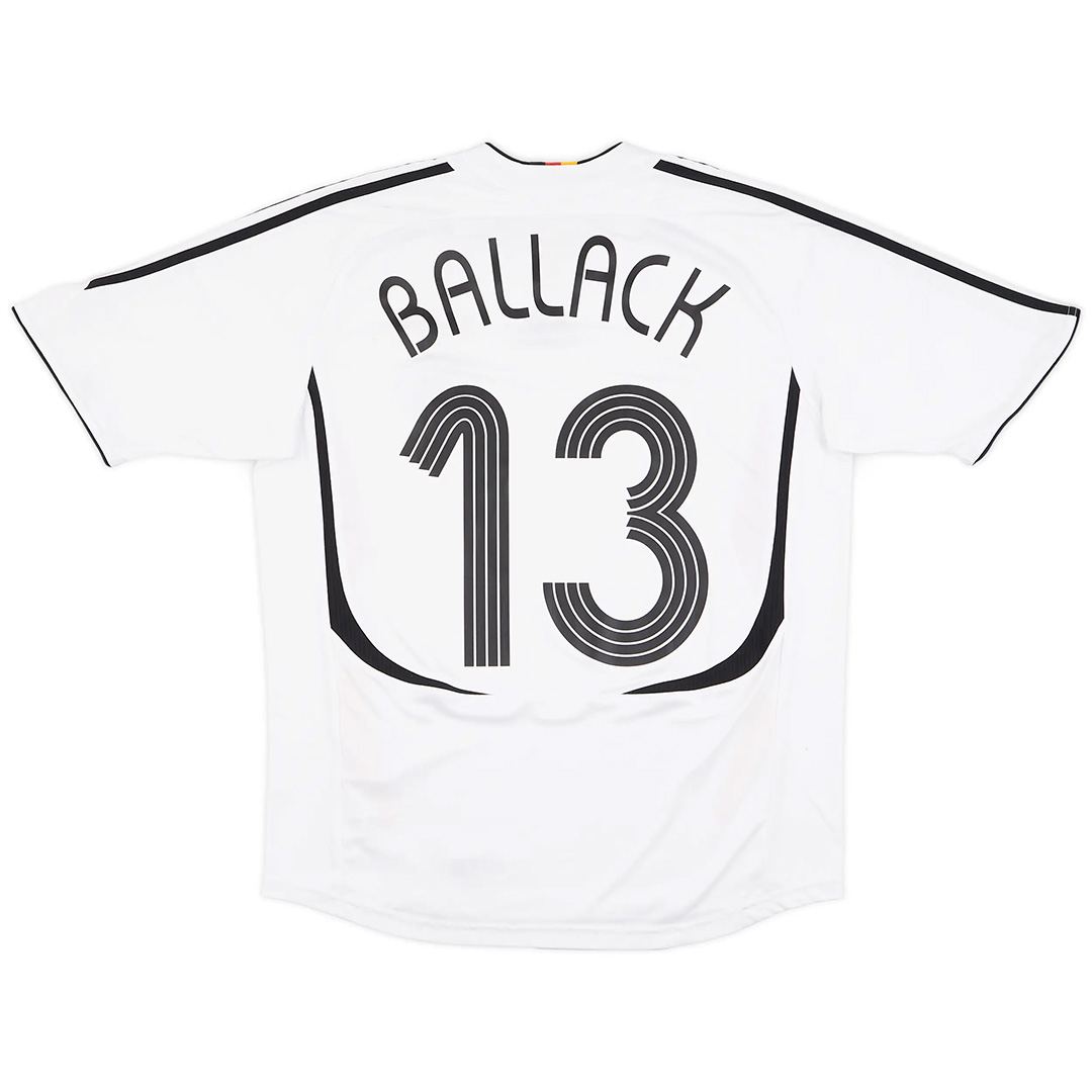 BALLACK #13 Retro Germany Home Jersey World Cup 2006 - minejerseys
