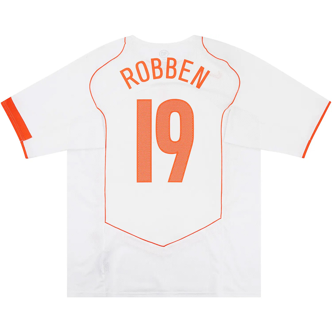 ROBBEN #19 Retro Netherlands Away Jersey EURO 2004 - minejerseys