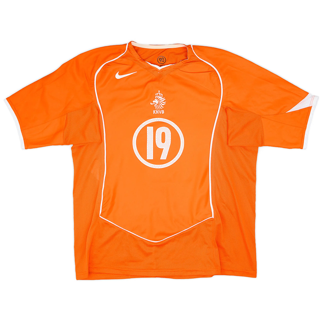 ROBBEN #19 Retro Netherlands Home Jersey EURO 2004 - minejerseys