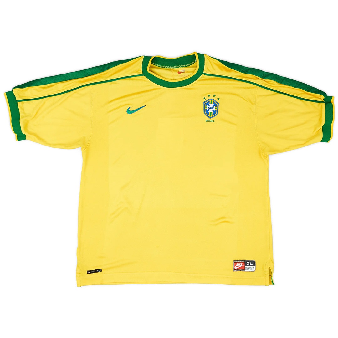 Retro Brazil Home Jersey World Cup 1998 - minejerseys