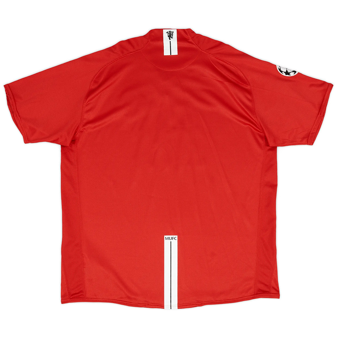 Retro Manchester United UCL Final Home Jersey 2007/08 - minejerseys