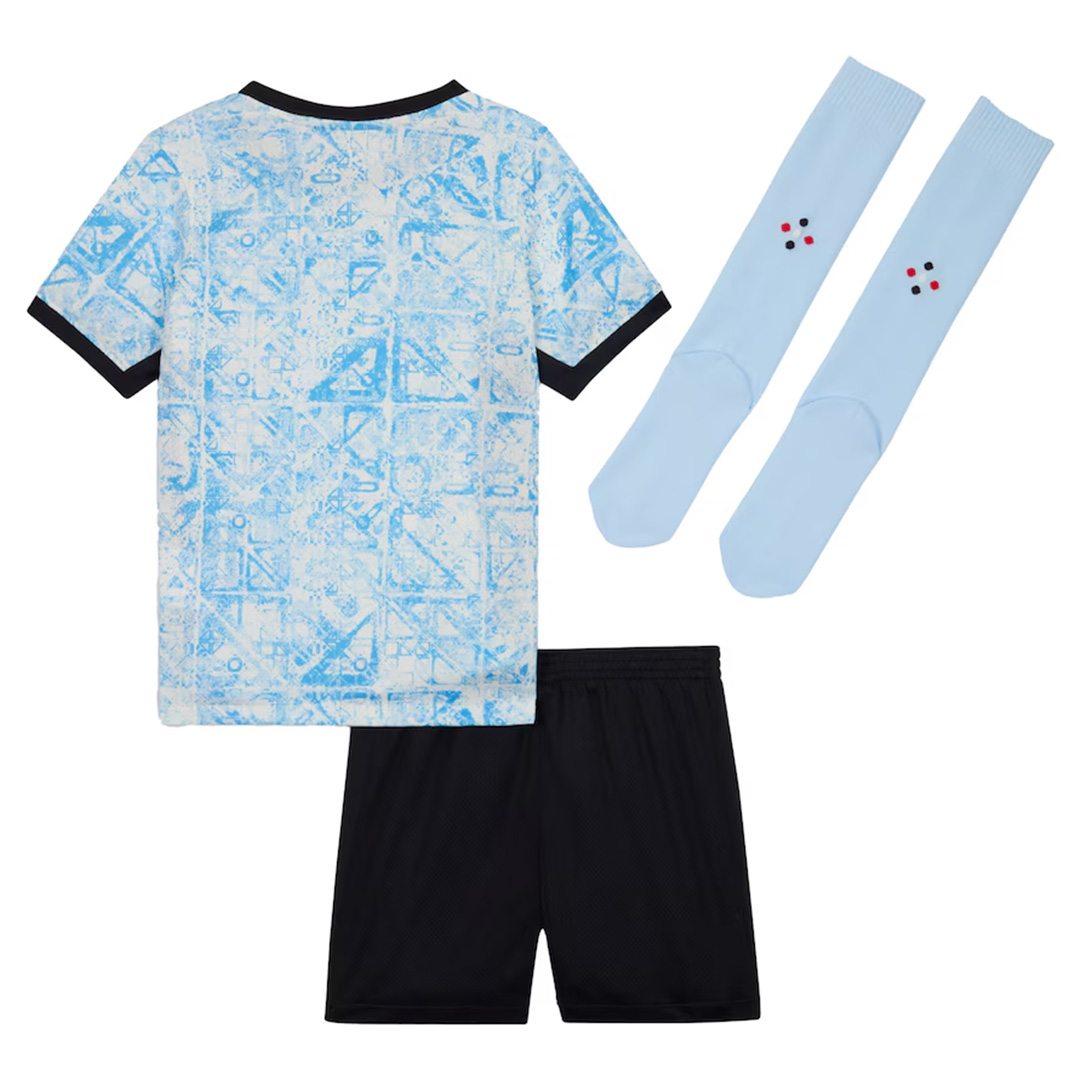 Kids Portugal Away Full Jersey Kit Euro 2024 - minejerseys