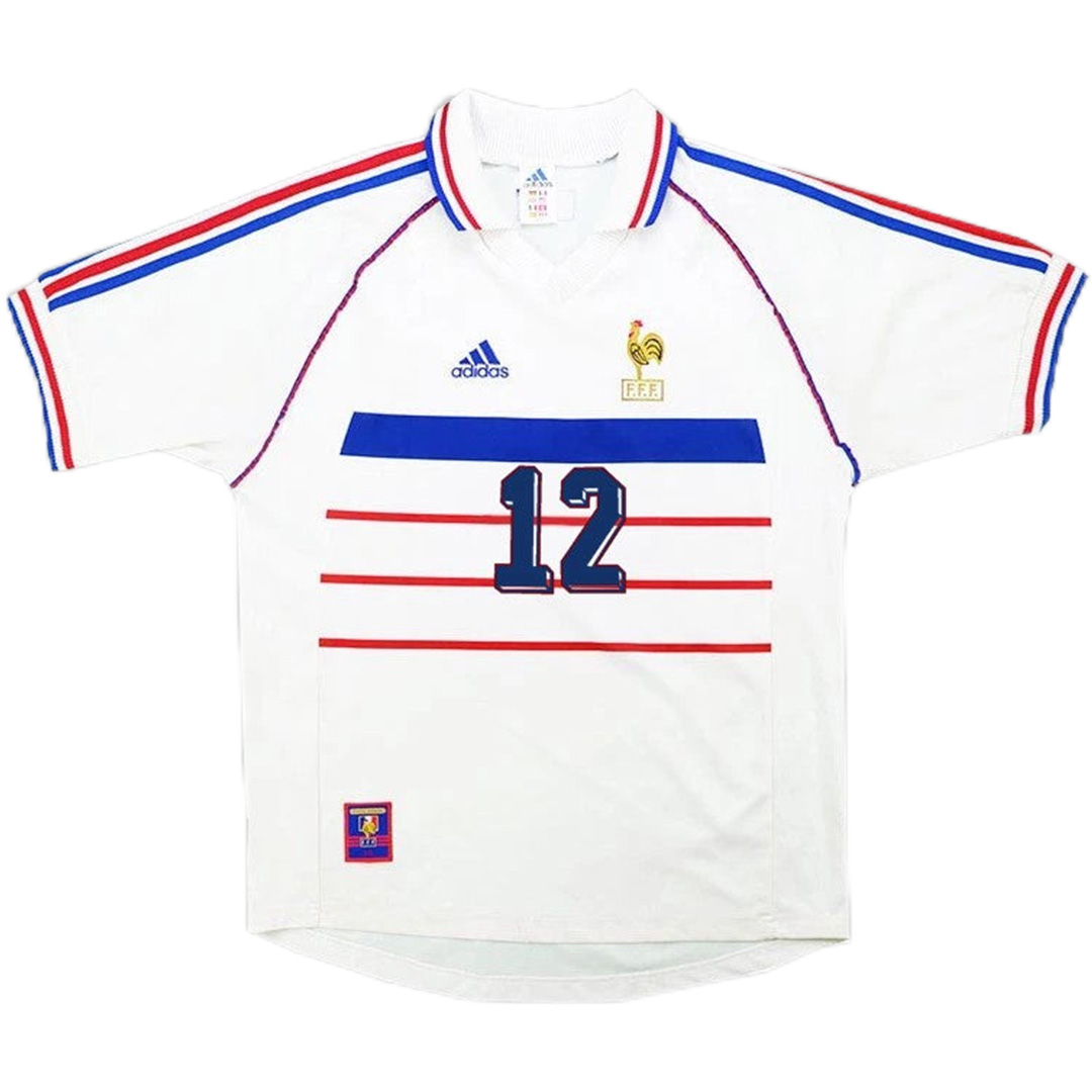 HENRY #12 Retro France Away Jersey World Cup 1998 - minejerseys