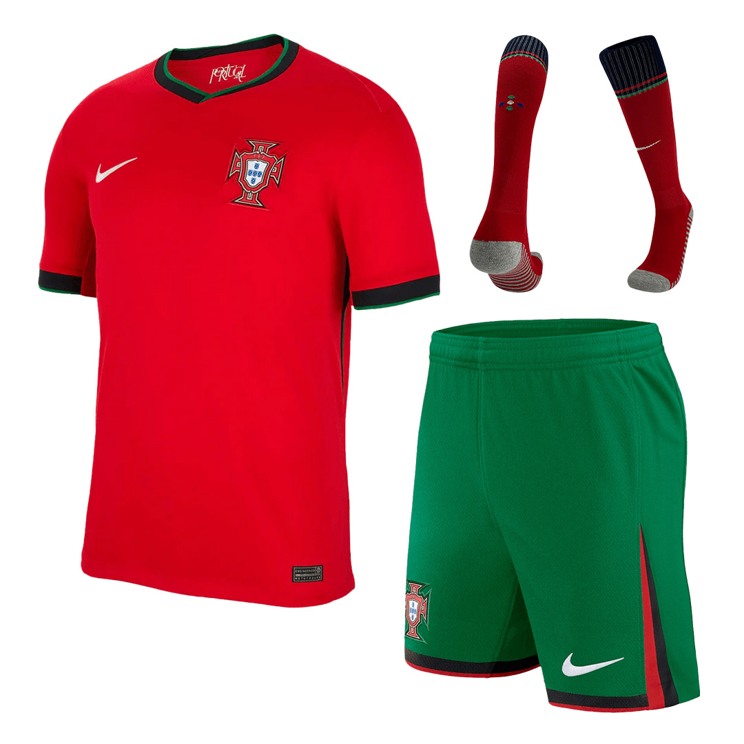 [Super Replica] Portugal Home Full Kit Euro 2024 - minejerseys