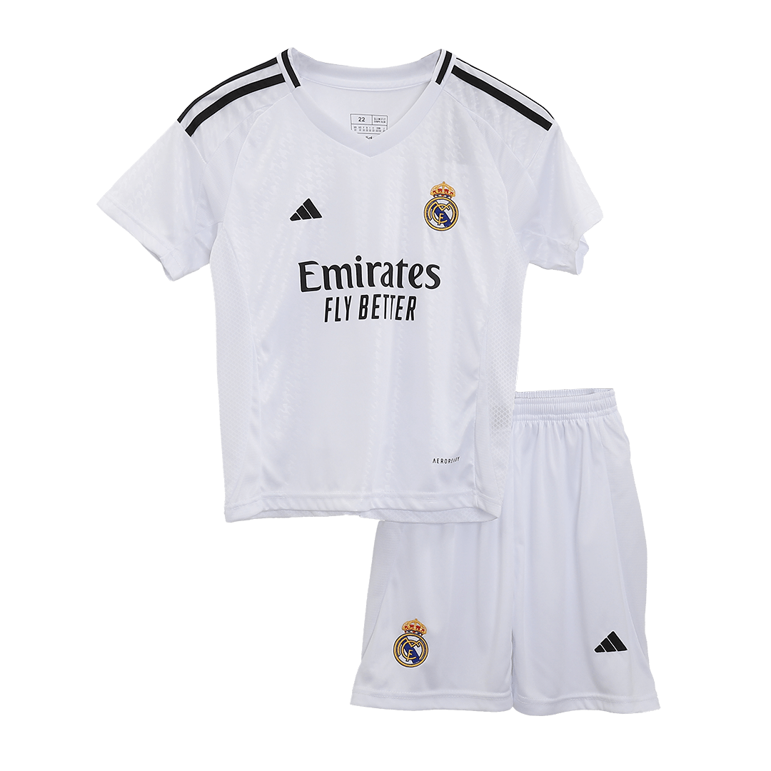 Kids Real Madrid Home Kit 2024/25 - minejerseys