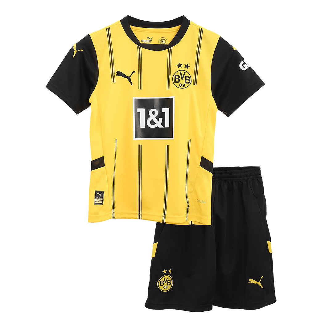 Kids Borussia Dortmund Home Jersey Kit 2024/25 - minejerseys