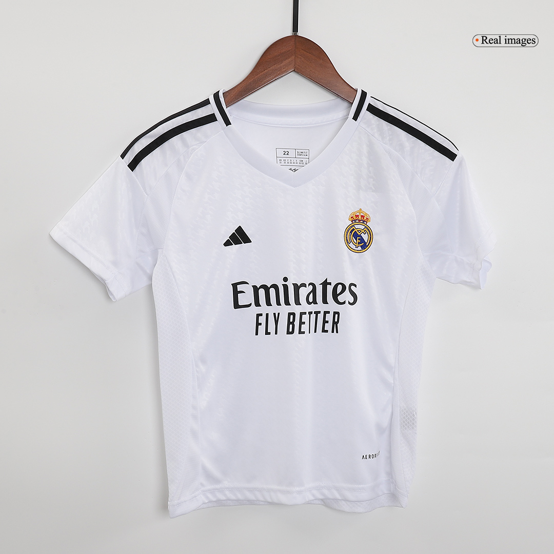 Kids Real Madrid Home Kit 2024/25 - minejerseys