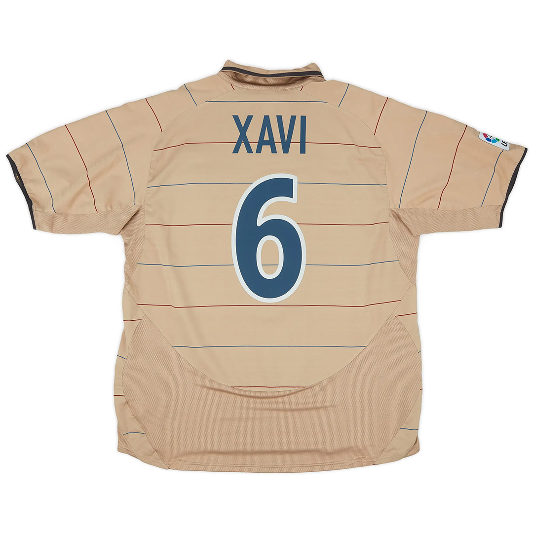 Xavi #6 Retro Barcelona Away Jersey 2003/05 - minejerseys