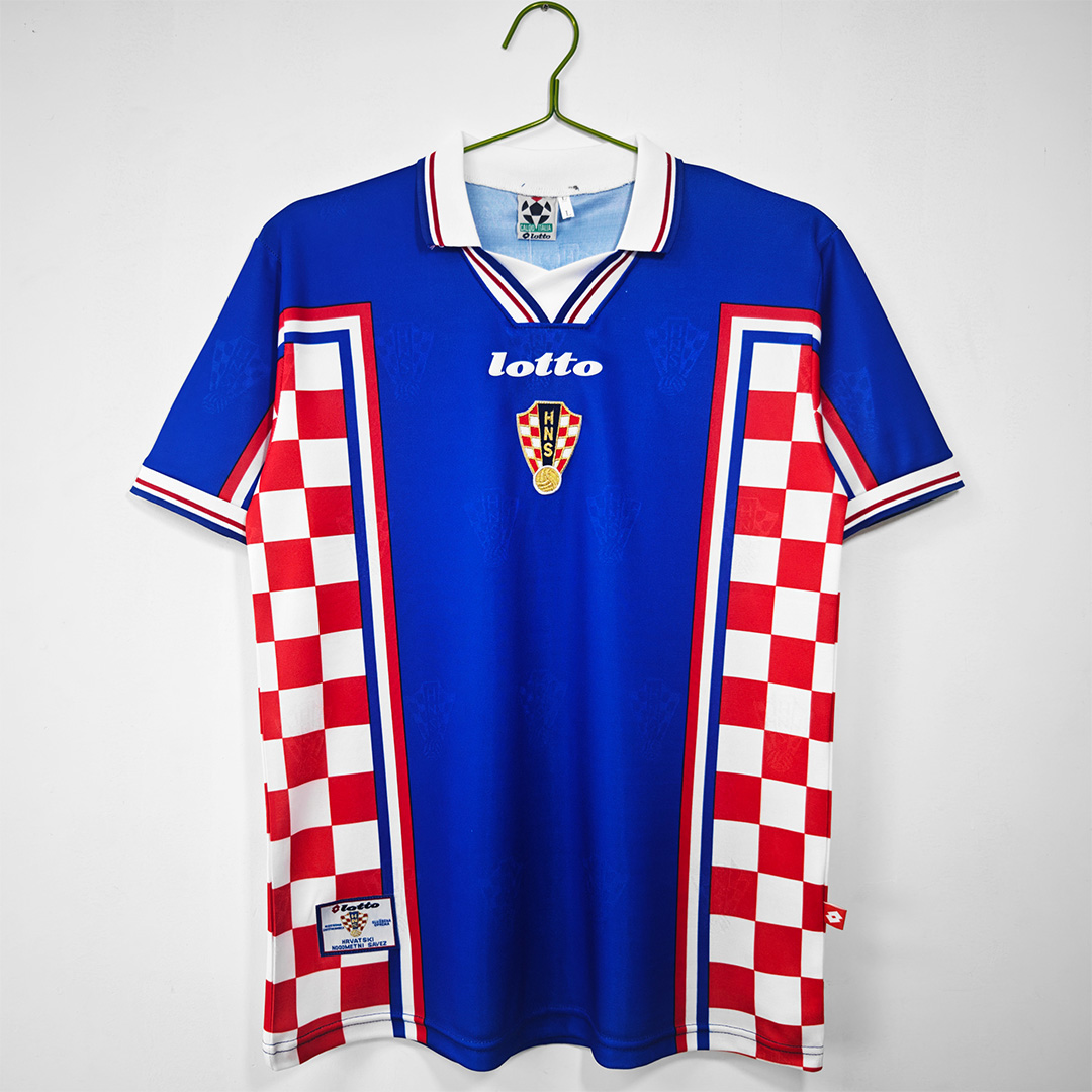 Retro Croatia Away Jersey World Cup 1998 - minejerseys