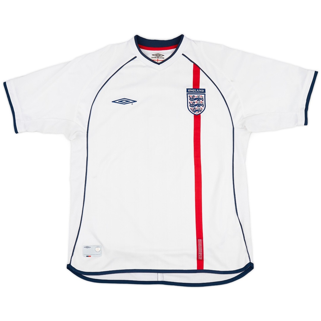 Retro England Home Jersey World Cup 2002 - minejerseys
