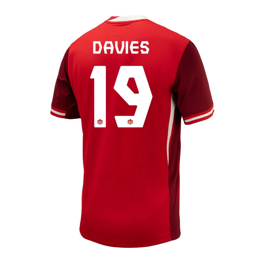 DAVIES #19 Canada Home Jersey Copa America 2024 - minejerseys