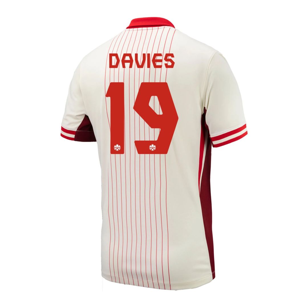 DAVIES #19 Canada Away Jersey Copa America 2024 - minejerseys