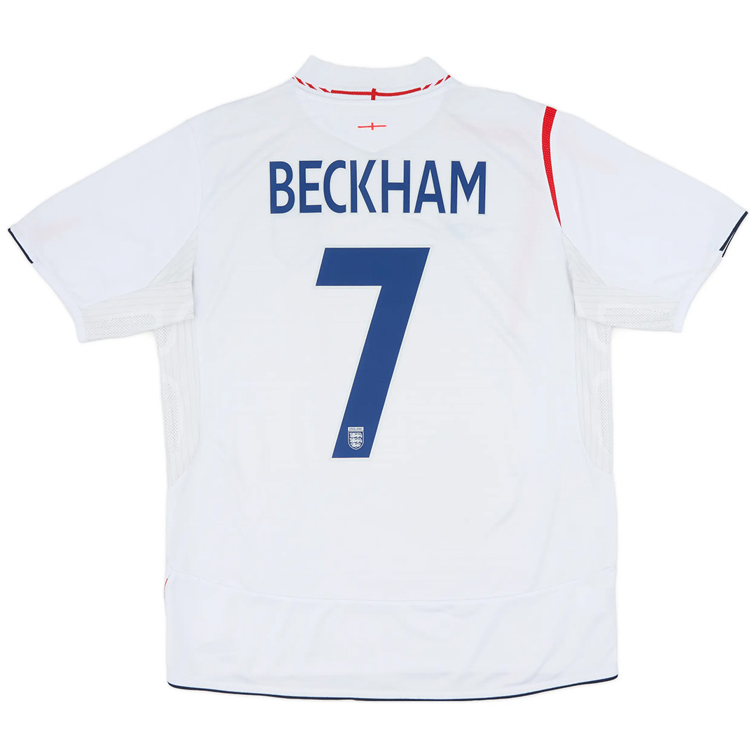 BECKHAM #7 Retro England Home Jersey World Cup 2006 - minejerseys