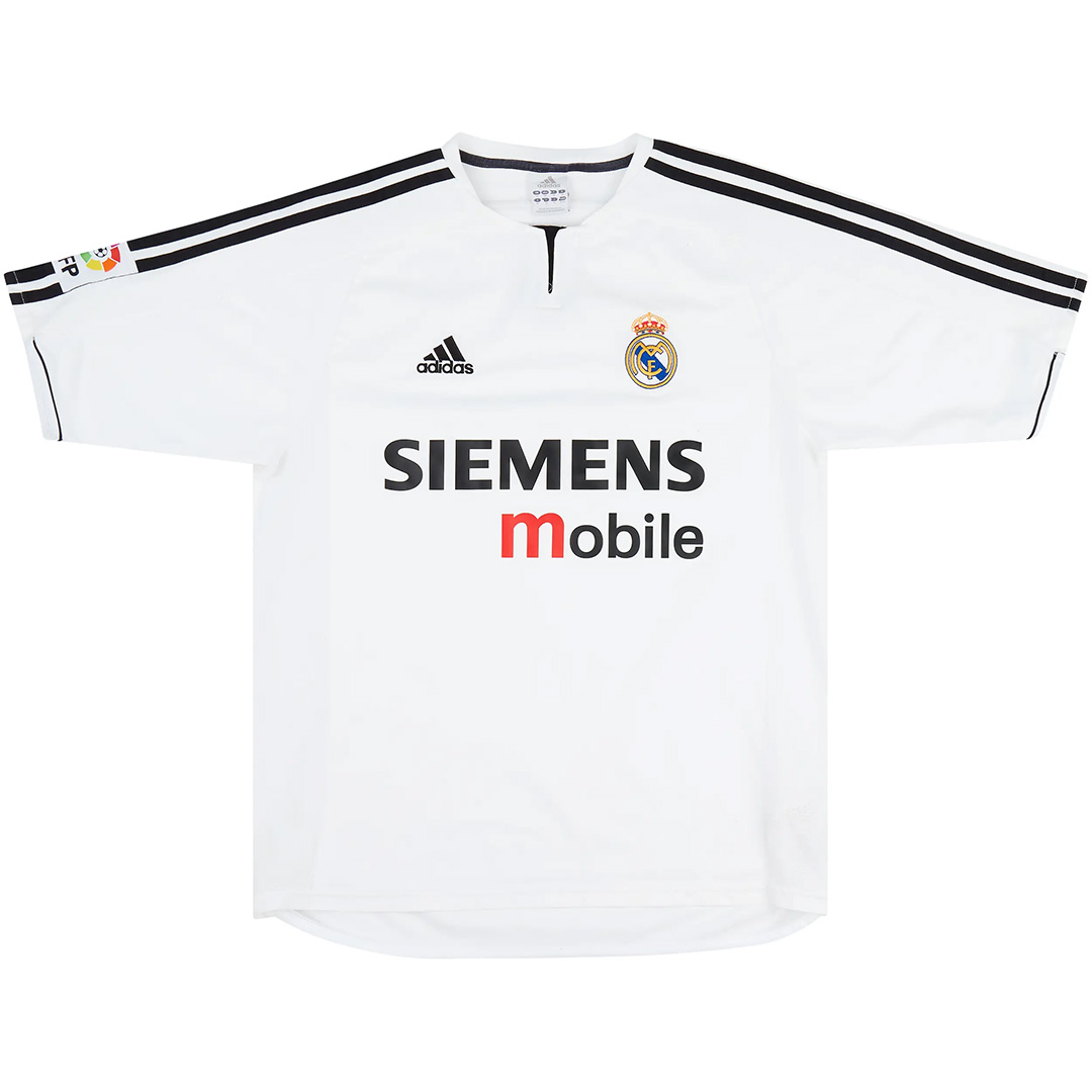 Ronaldo #9 Retro Real Madrid Home Jersey 2003/04 - minejerseys