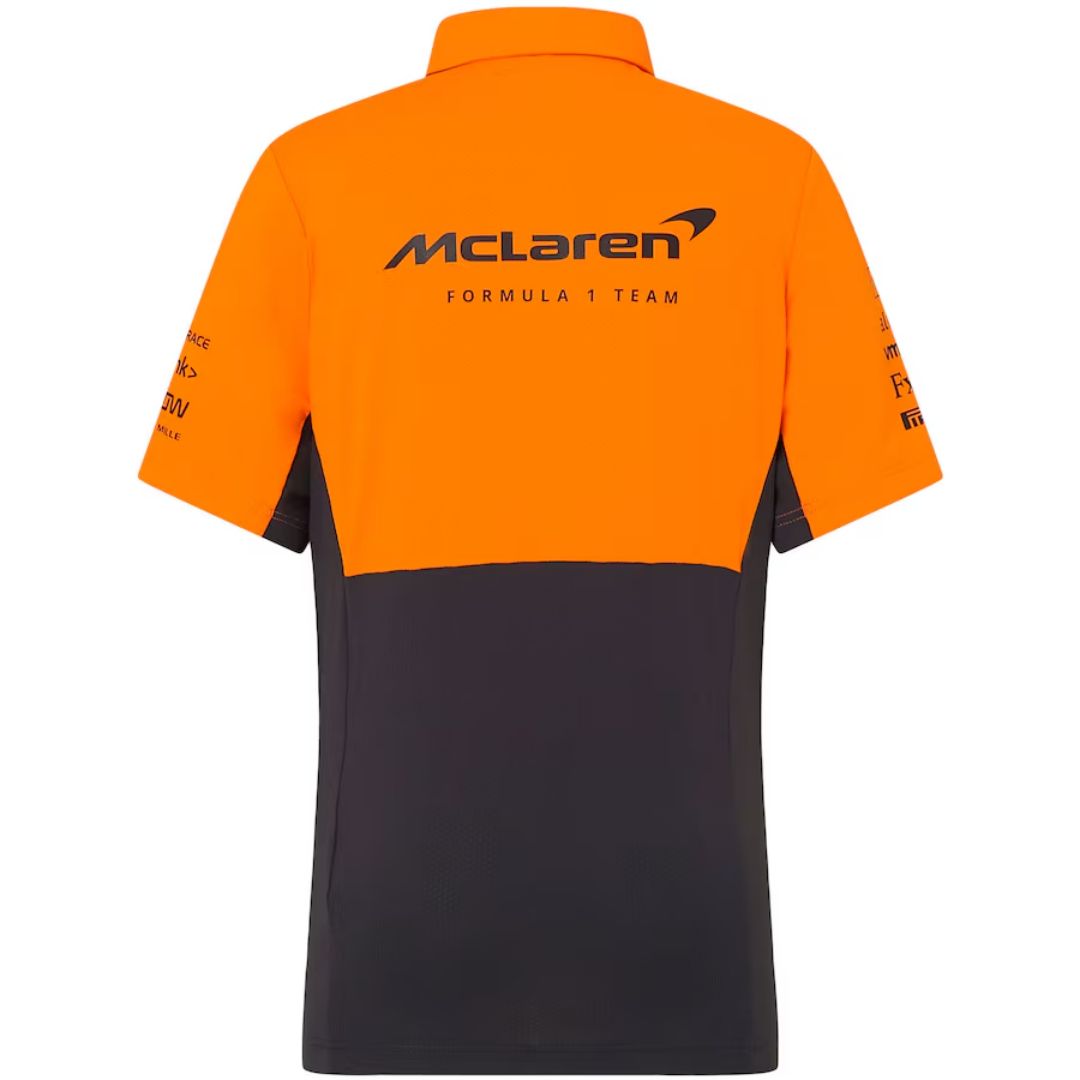 Discount McLaren F1 Racing Team Polo Orange 2024 - minejerseys