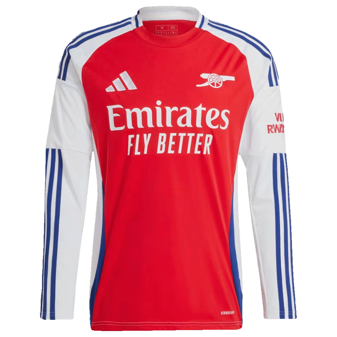 Arsenal Home Long Sleeve Jersey 2024/25 - minejerseys