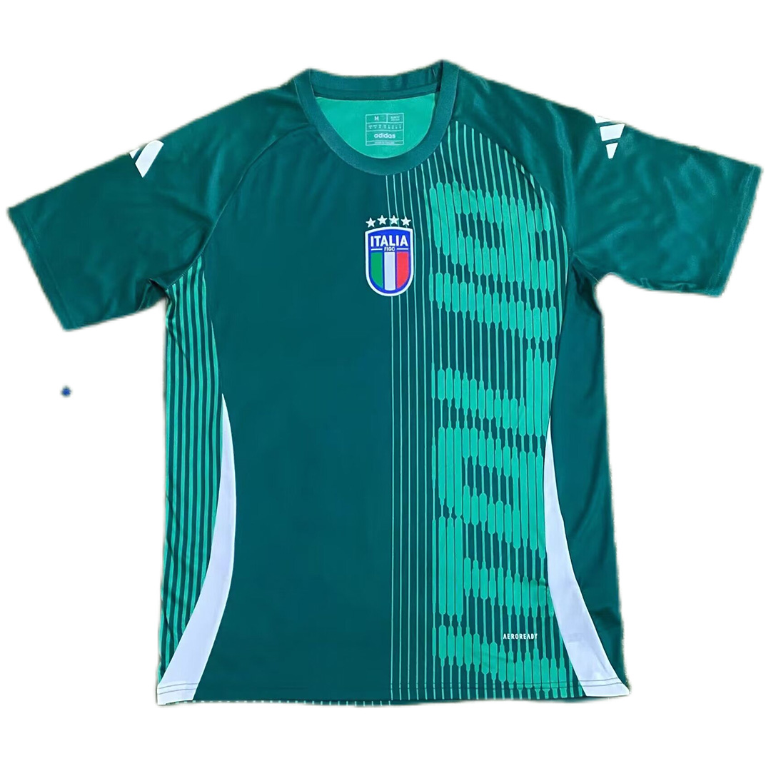 Italy Pre-Match Jersey Green Euro 2024 - minejerseys