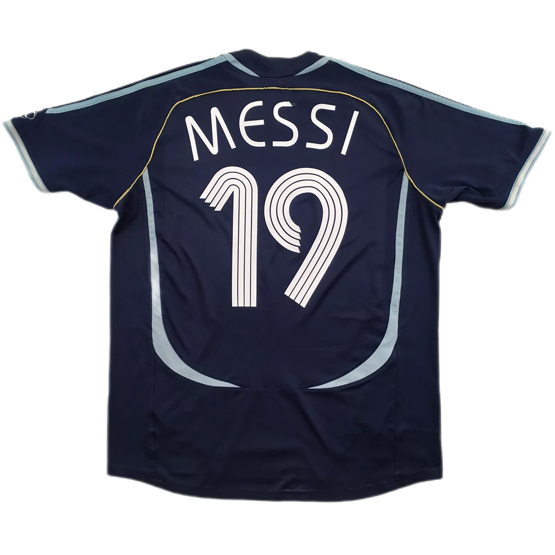 Messi #19 Retro Argentina Away Jersey World Cup 2006 - minejerseys