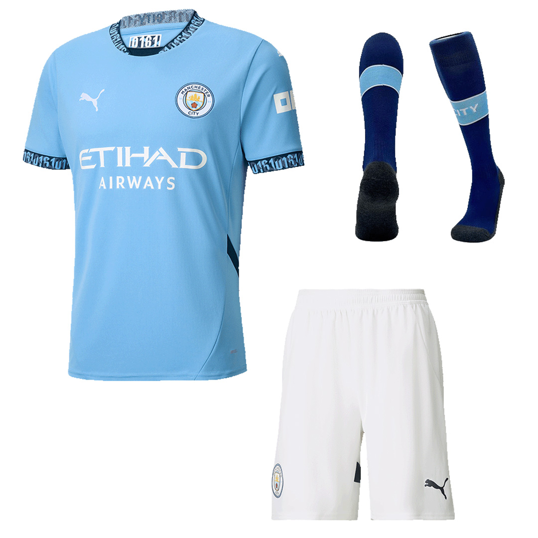 [Super Replica] Manchester City Home Full Jersey Kit 2024/25 - minejerseys