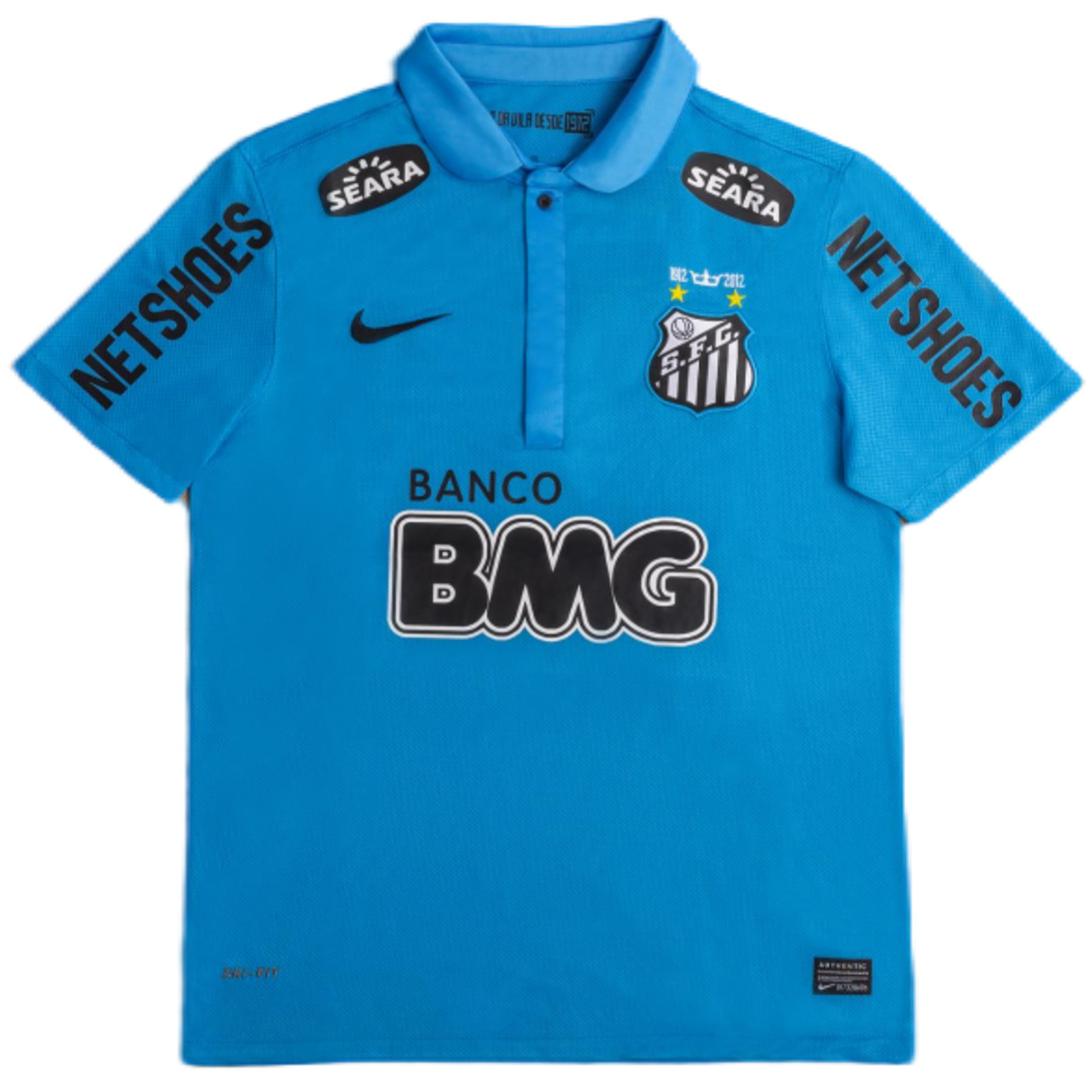 Neymar Jr #11 Retro Santos FC Third Jersey 2012 - minejerseys