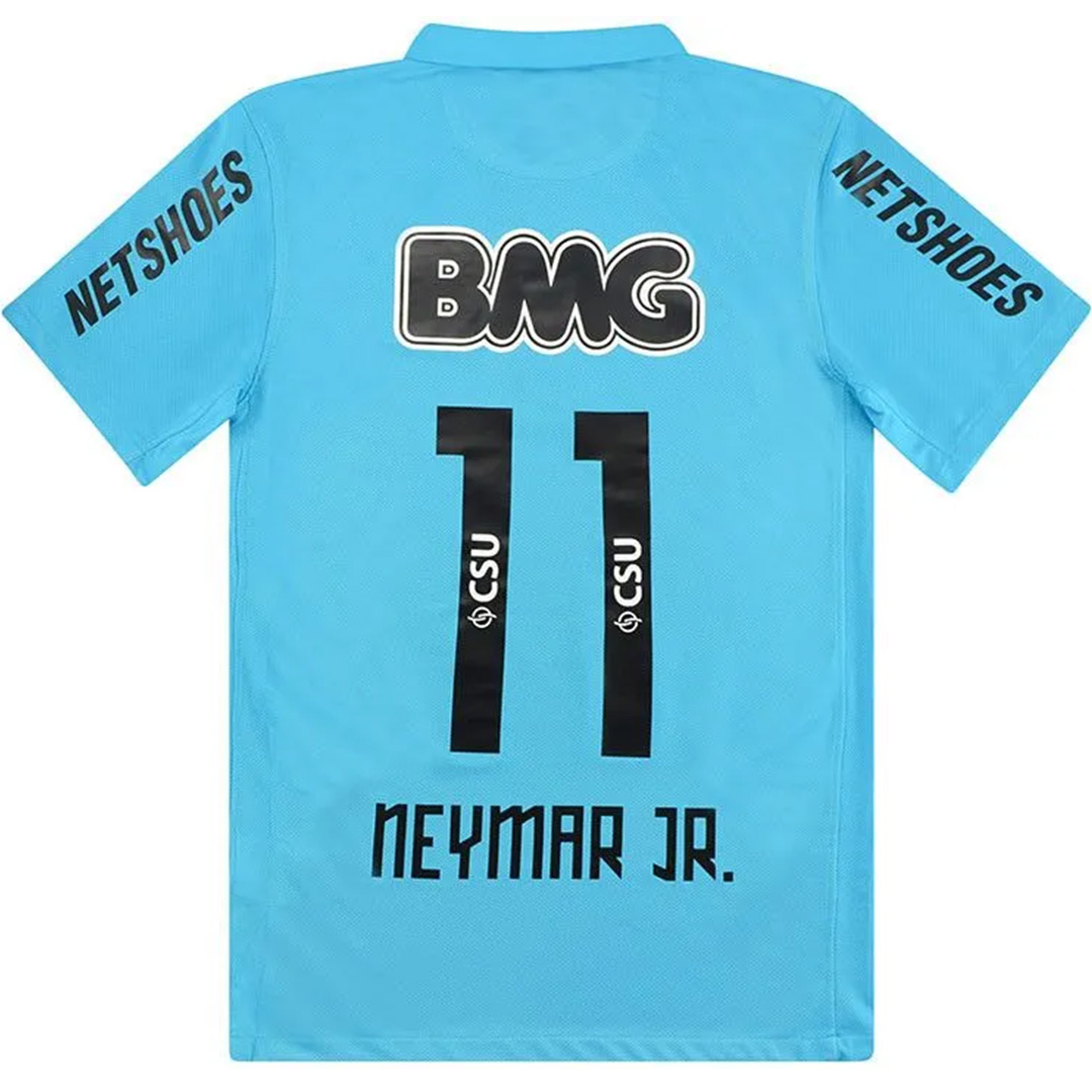 Neymar Jr #11 Retro Santos FC Third Jersey 2012 - minejerseys