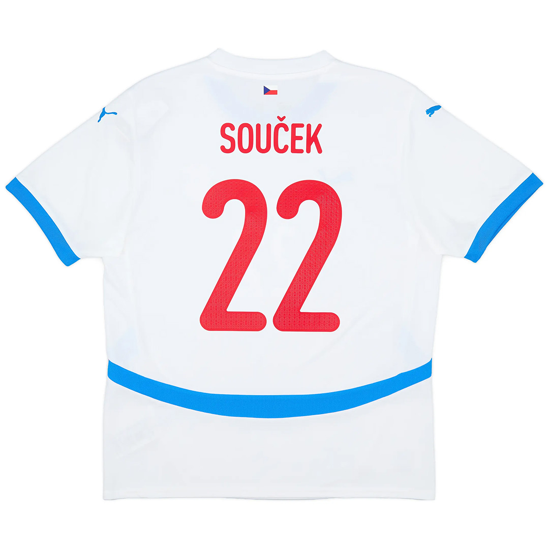 SOUČEK #22 Czech Away Jersey Euro 2024 - minejerseys