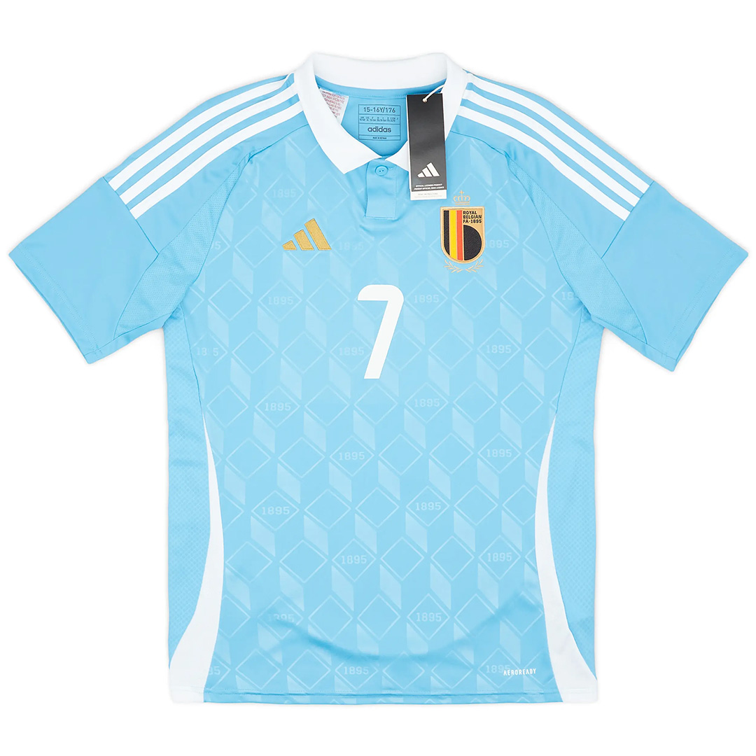 De Bruyne #7 Belgium Away Jersey EURO 2024 - minejerseys