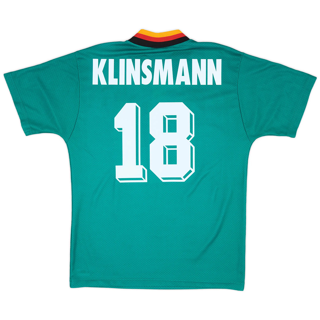 KLINSMANN #18 Retro Germany Away Jersey World Cup 1994 - minejerseys